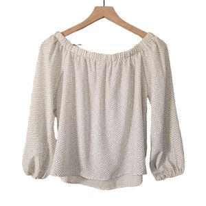 3/$15 Forever 21 Contemporary Polka Dot Off the Shoulder Blouse